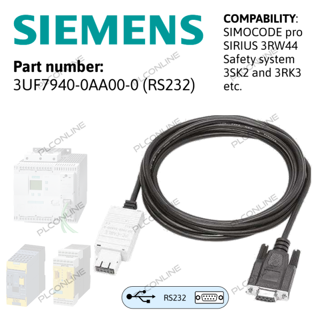 Siemens 3UF7940-0AA00-0 RS232 Original